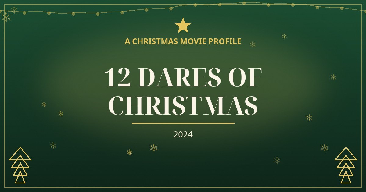 12 Dares of Christmas — original designed title card art