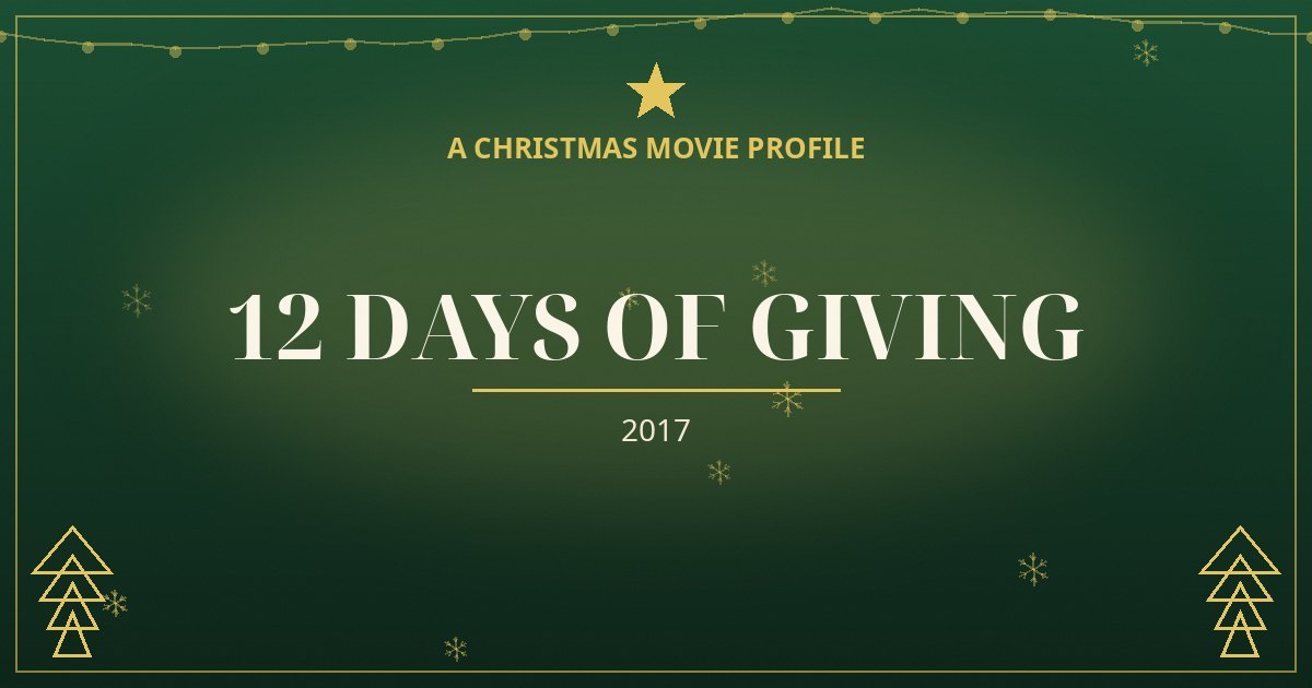 12 Days of Giving — original designed title card art