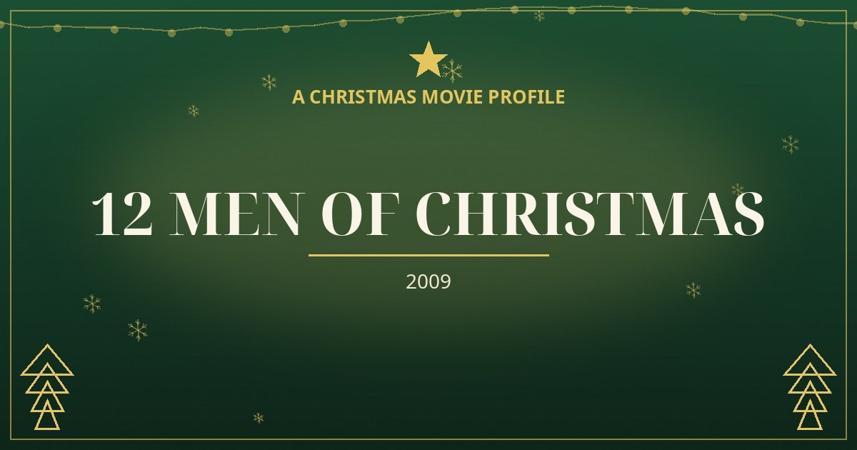 12 Men of Christmas — original designed title card art