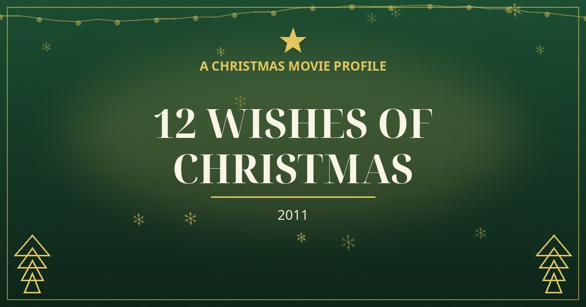 12 Wishes of Christmas — original designed title card art