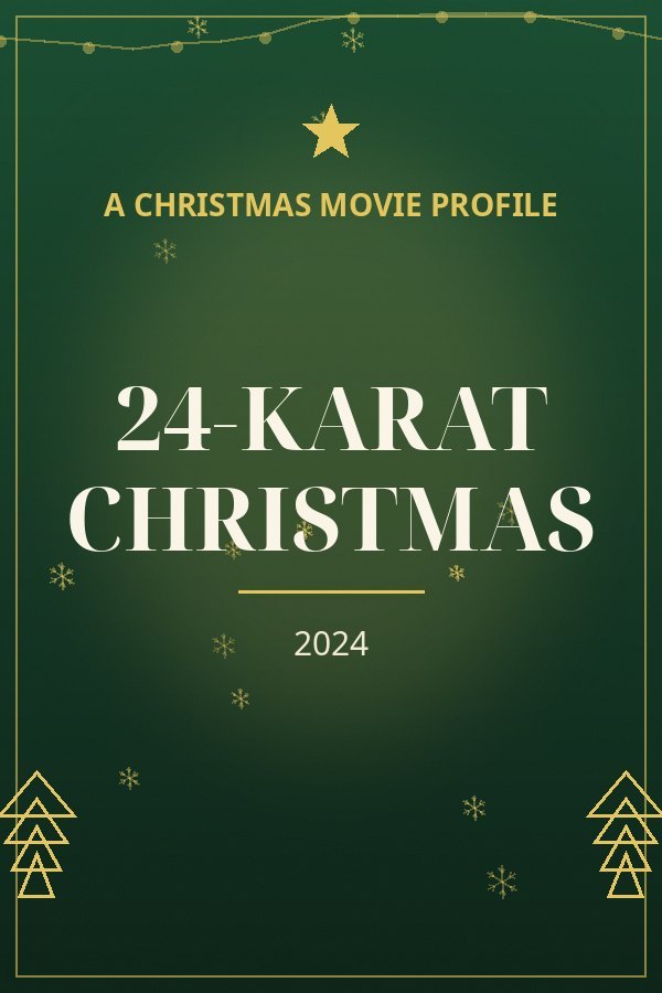24-Karat Christmas — designed title card art