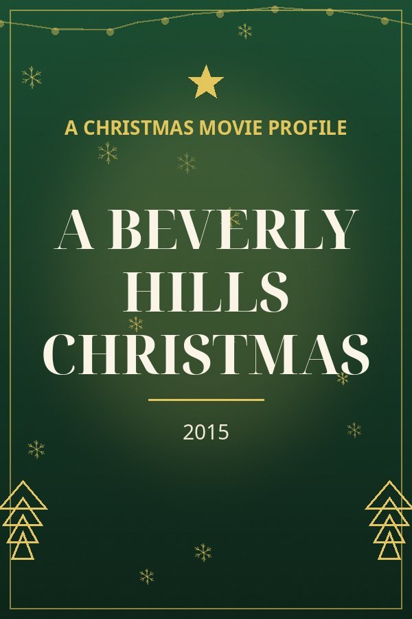 A Beverly Hills Christmas — designed title card art