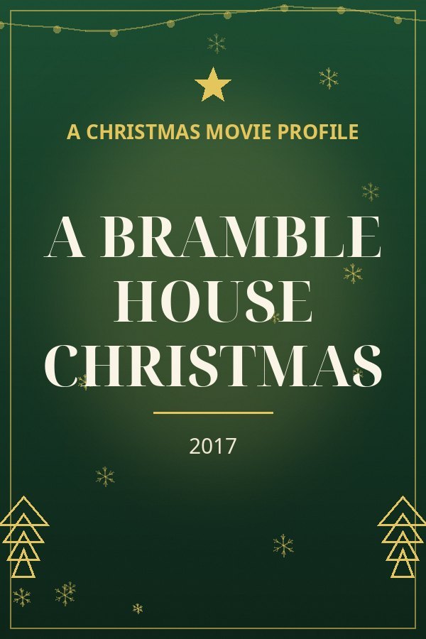 A Bramble House Christmas — designed title card art