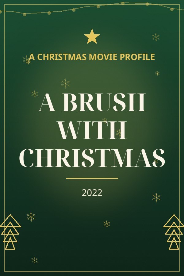 A Brush with Christmas — designed title card art
