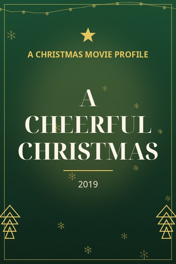 A Cheerful Christmas — designed title card art
