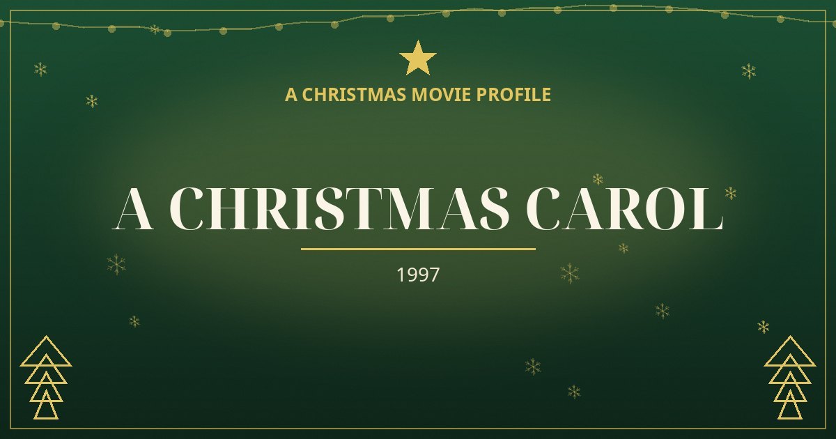 A Christmas Carol — original designed title card art