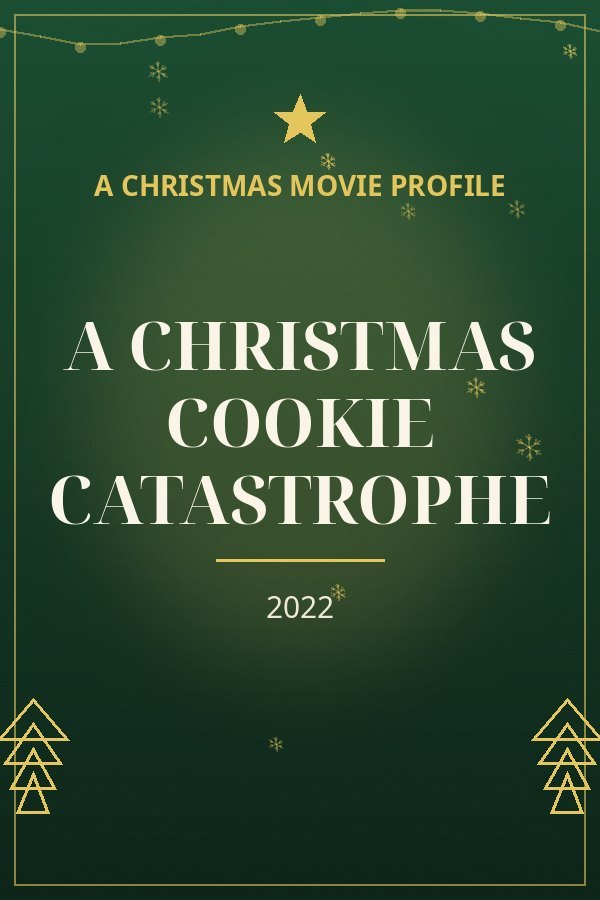 A Christmas Cookie Catastrophe — designed title card art