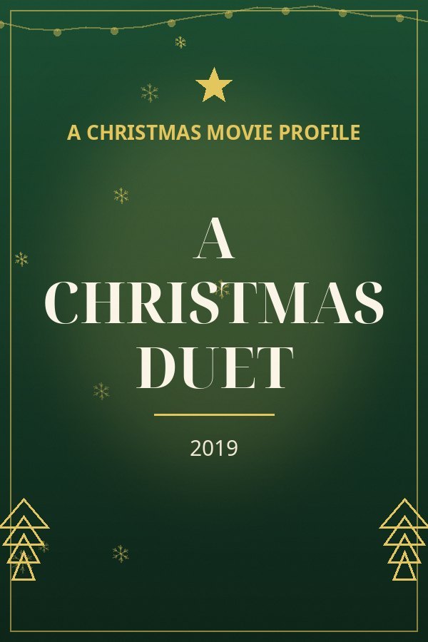 A Christmas Duet — designed title card art