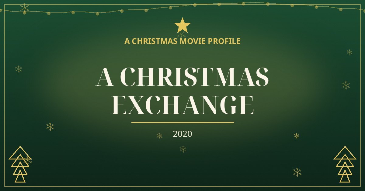 A Christmas Exchange — original designed title card art