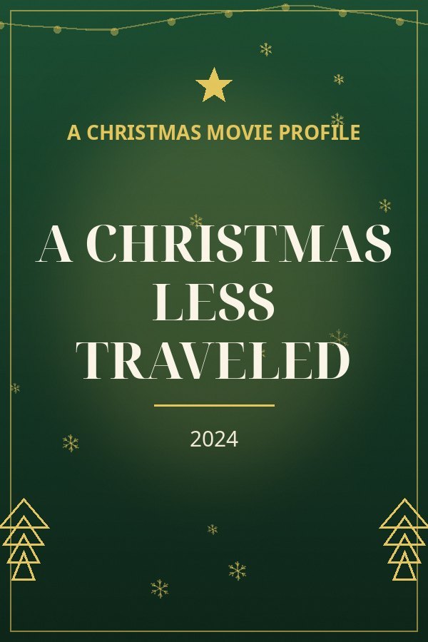 A Christmas Less Traveled — designed title card art