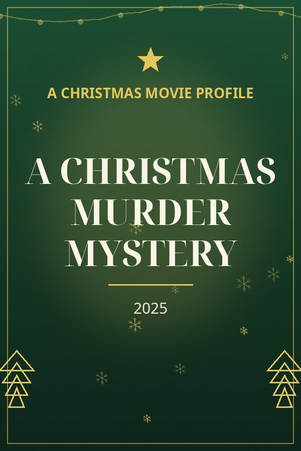 A Christmas Murder Mystery — designed title card art