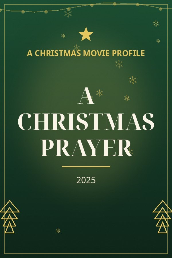 A Christmas Prayer — designed title card art