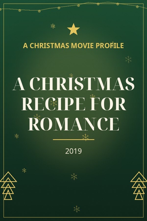 A Christmas Recipe for Romance — designed title card art