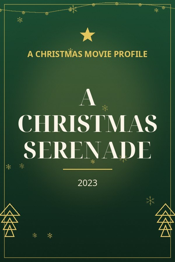 A Christmas Serenade — designed title card art