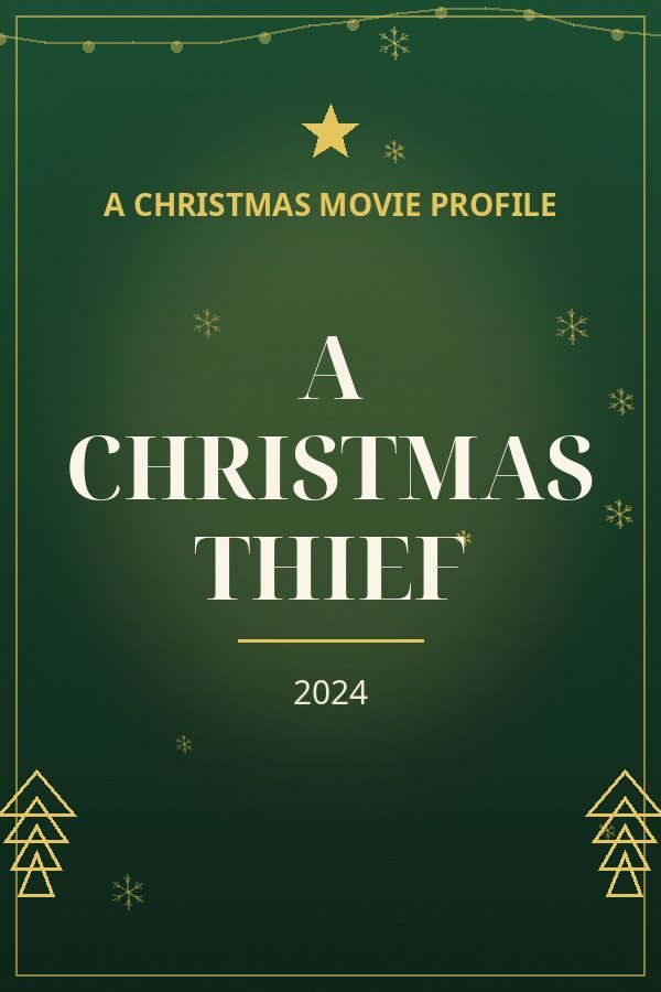 A Christmas Thief — designed title card art