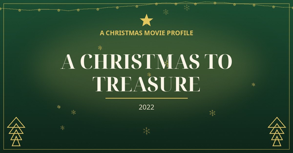 A Christmas to Treasure — original designed title card art