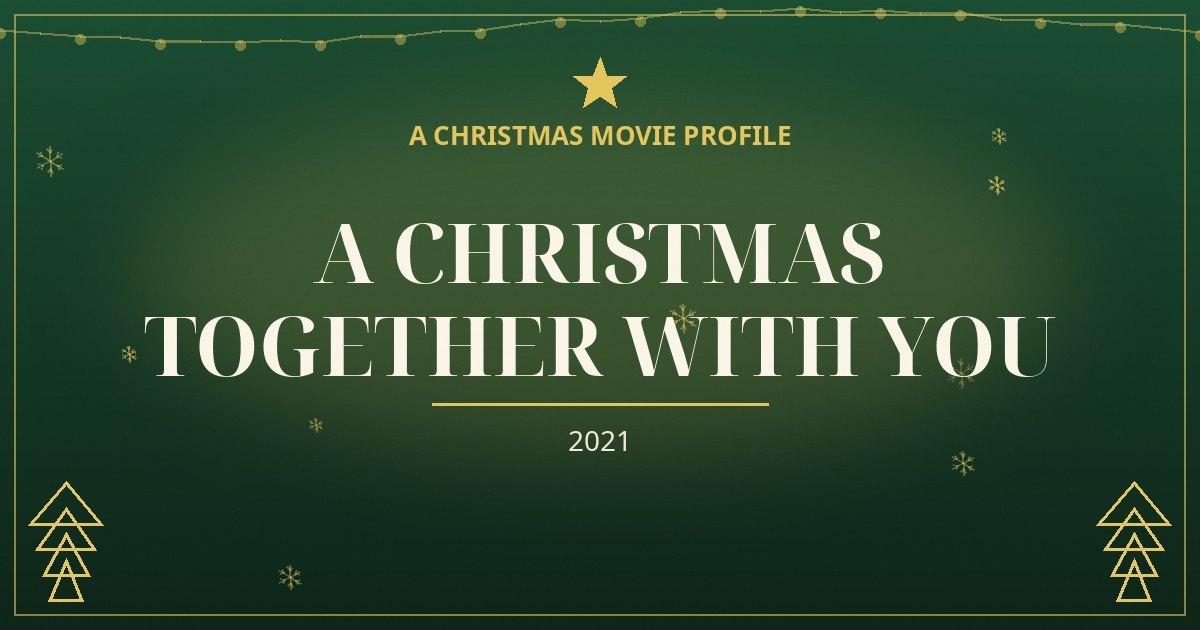 A Christmas Together with You — original designed title card art