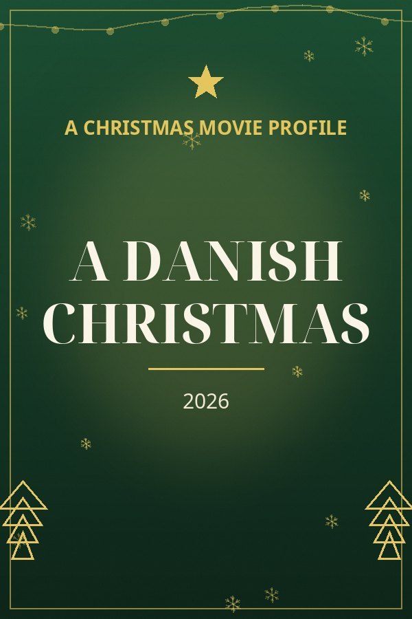 A Danish Christmas — designed title card art
