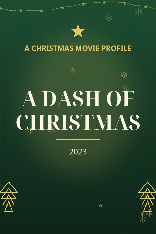 A Dash of Christmas — designed title card art