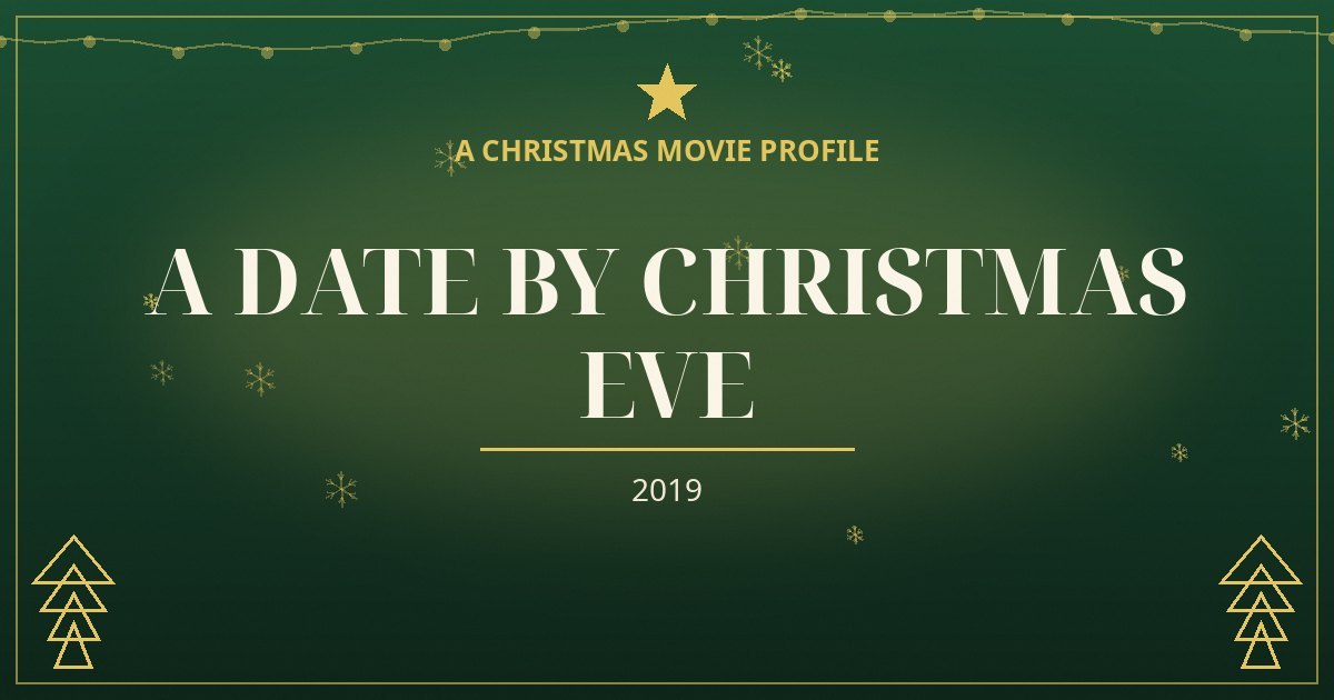 A Date by Christmas Eve — original designed title card art