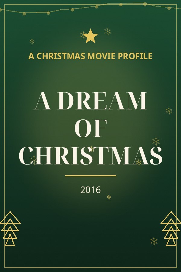 A Dream of Christmas — designed title card art