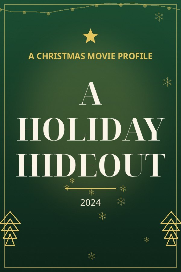 A Holiday Hideout — designed title card art