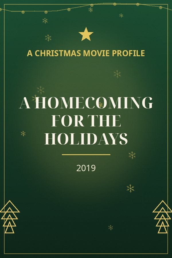 A Homecoming for the Holidays — designed title card art