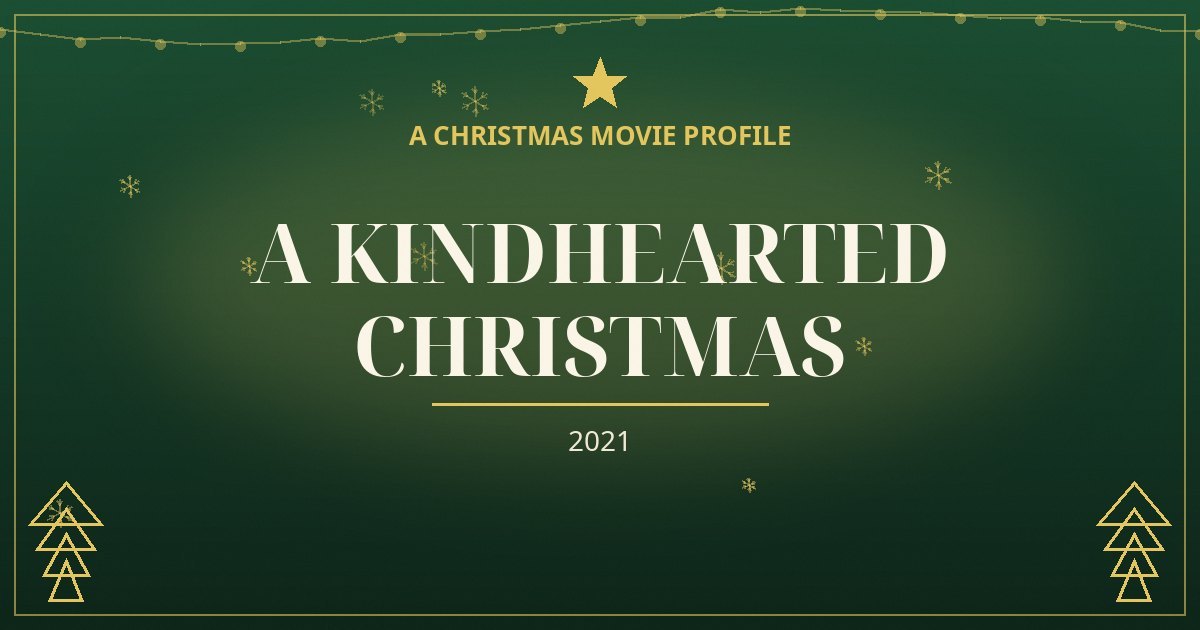 A Kindhearted Christmas — original designed title card art