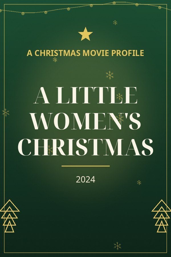 A Little Women's Christmas — designed title card art