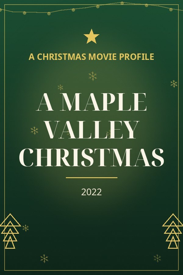 A Maple Valley Christmas — designed title card art