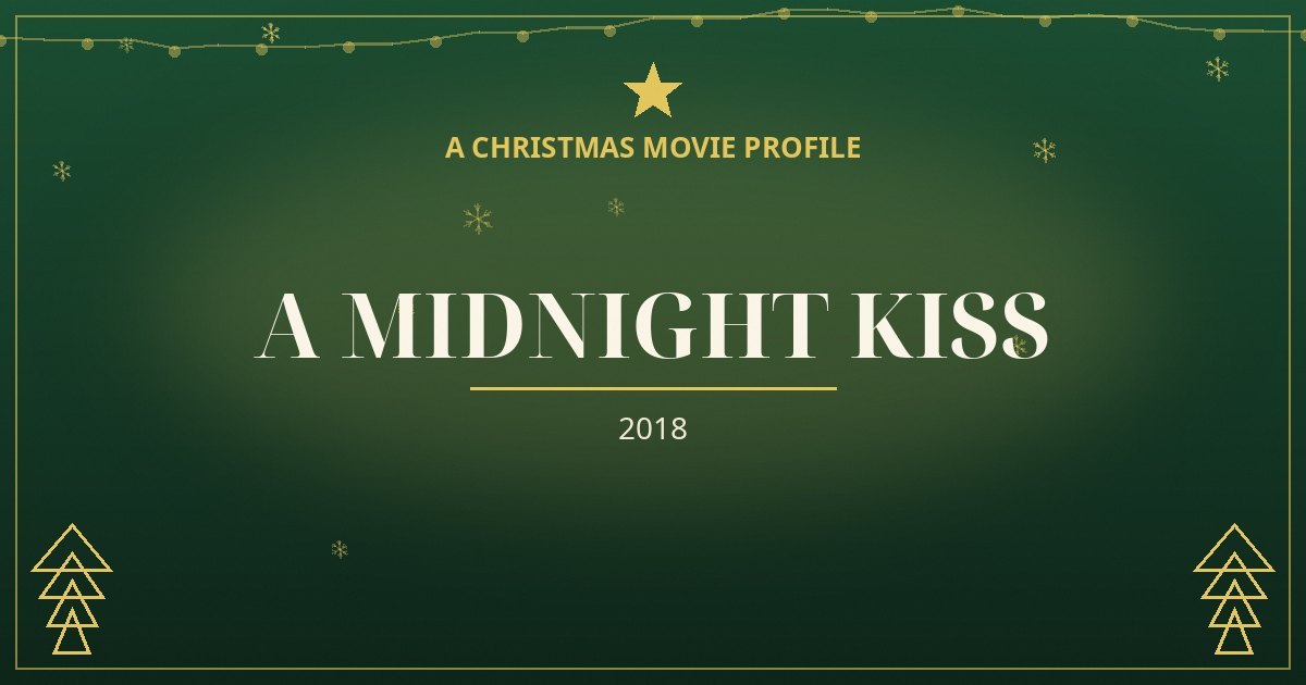 A Midnight Kiss — original designed title card art