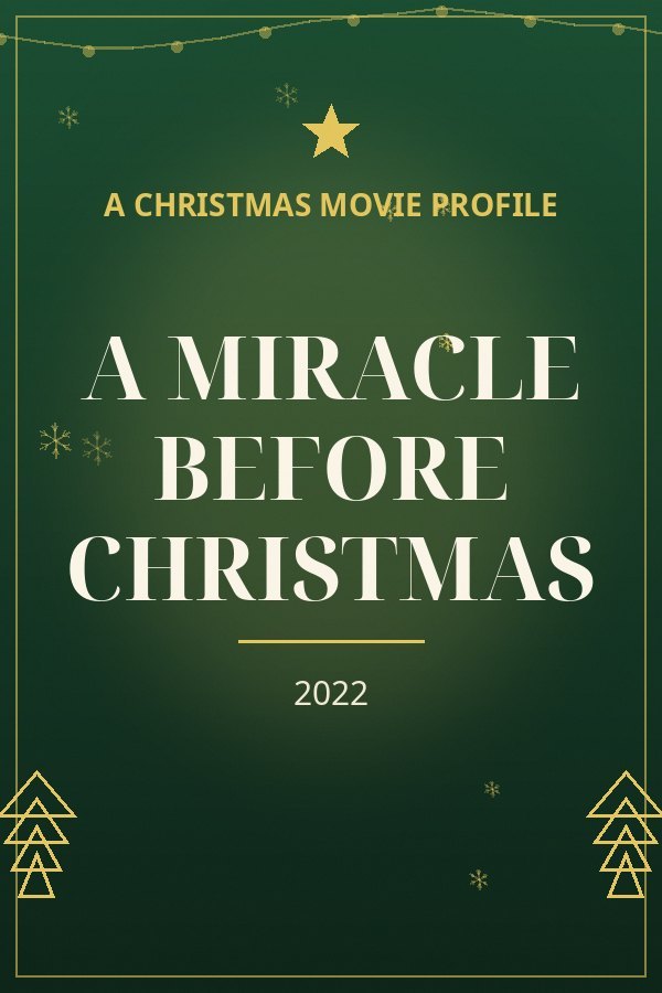 A Miracle Before Christmas — designed title card art