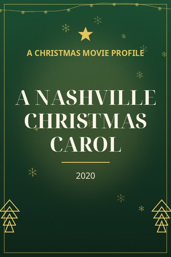 A Nashville Christmas Carol — designed title card art