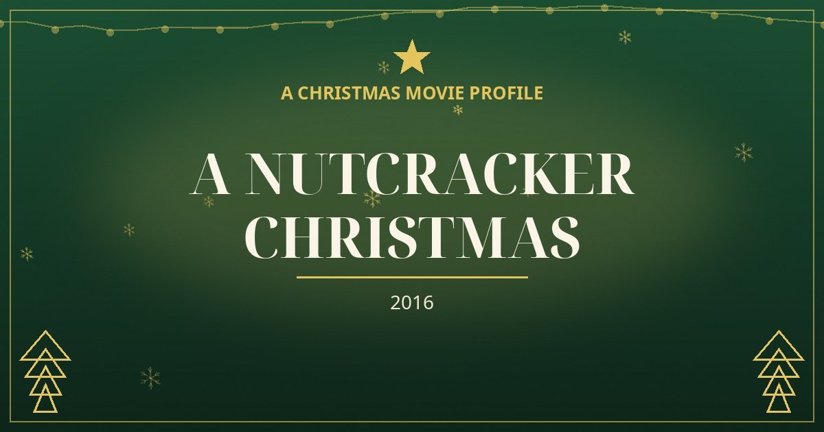 A Nutcracker Christmas — original designed title card art