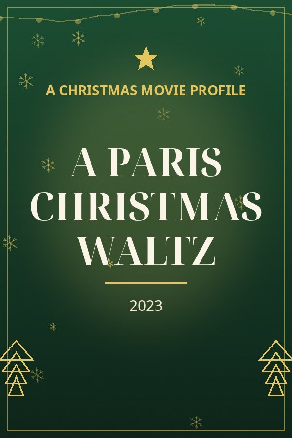 A Paris Christmas Waltz — designed title card art