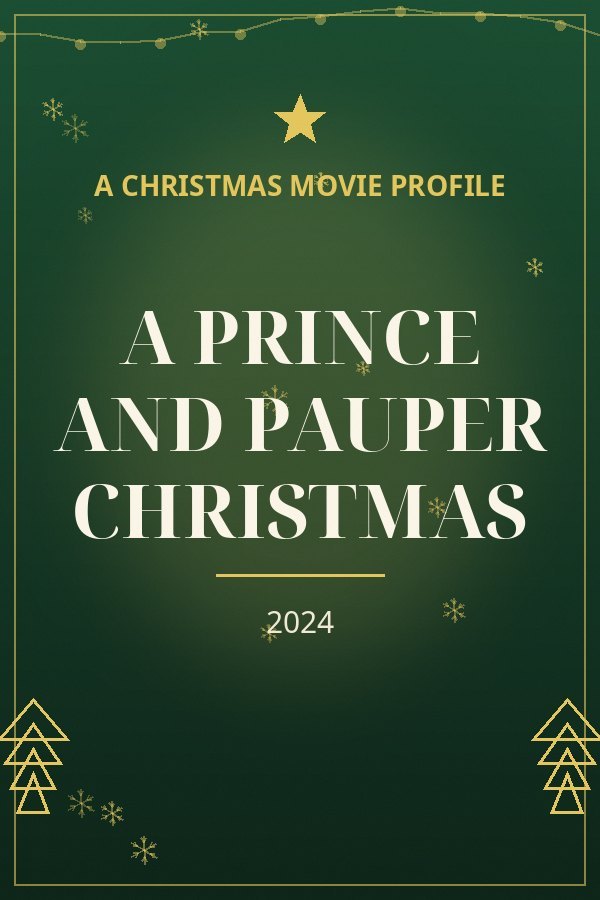 A Prince and Pauper Christmas — designed title card art