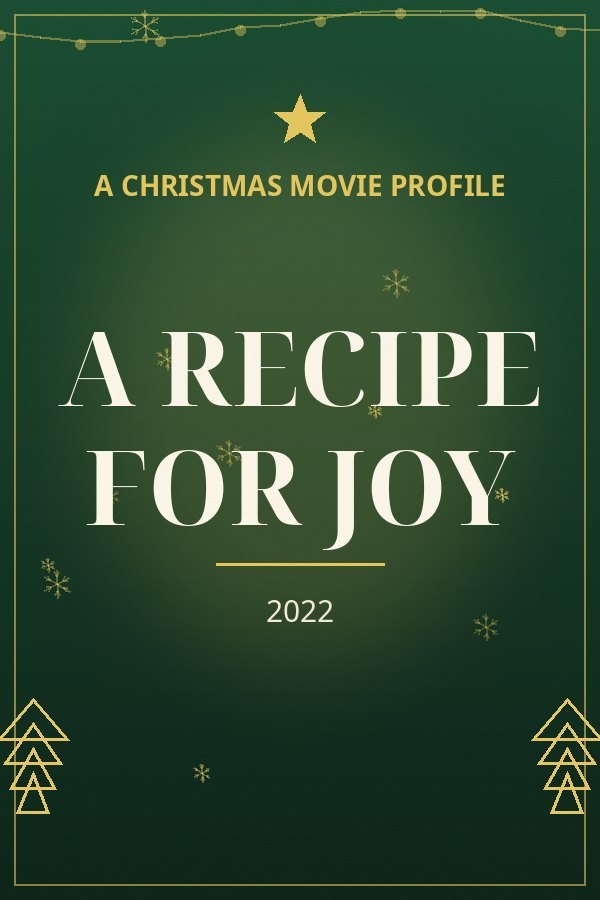 A Recipe for Joy — designed title card art