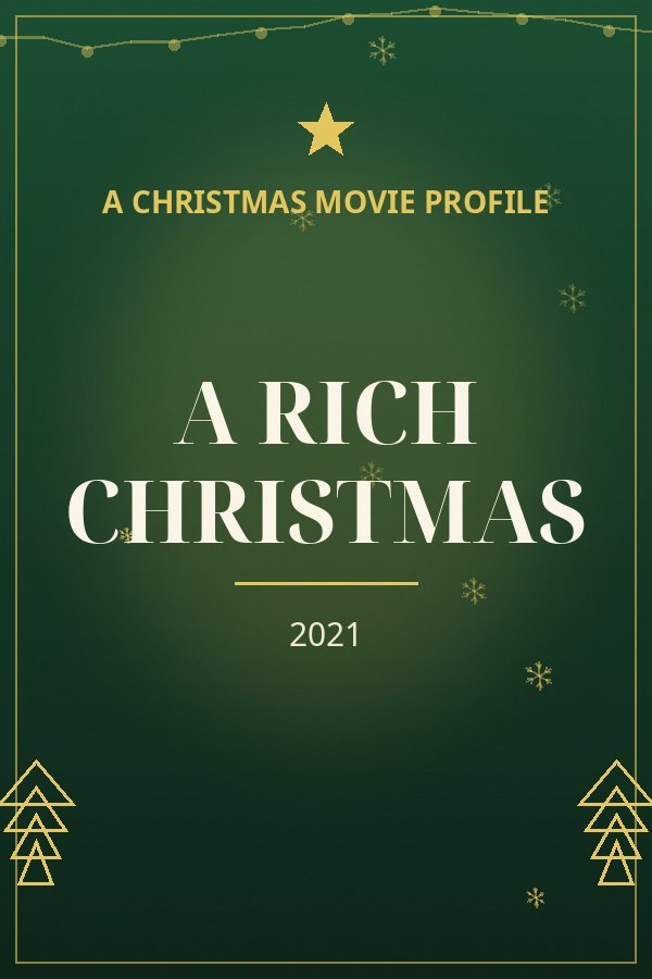 A Rich Christmas — designed title card art
