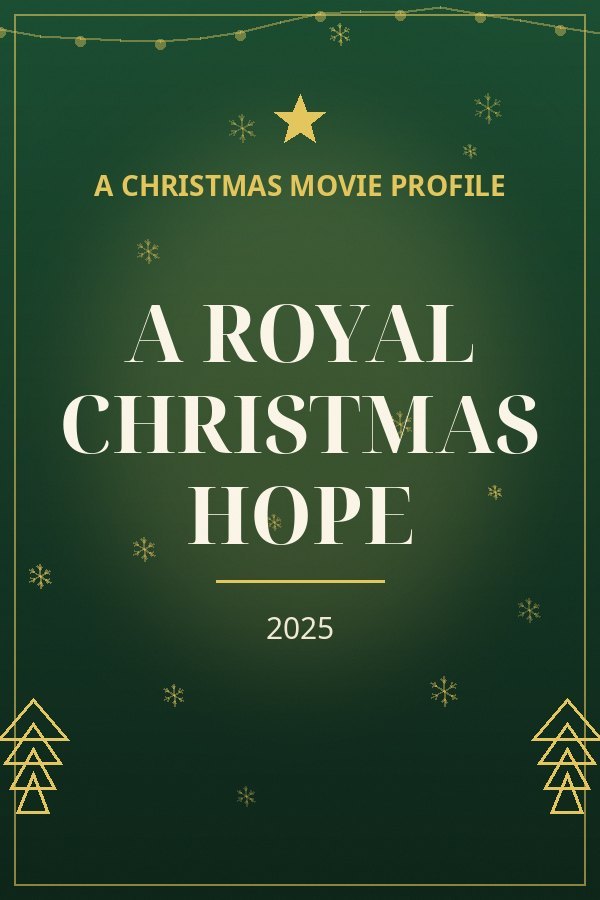 A Royal Christmas Hope — designed title card art