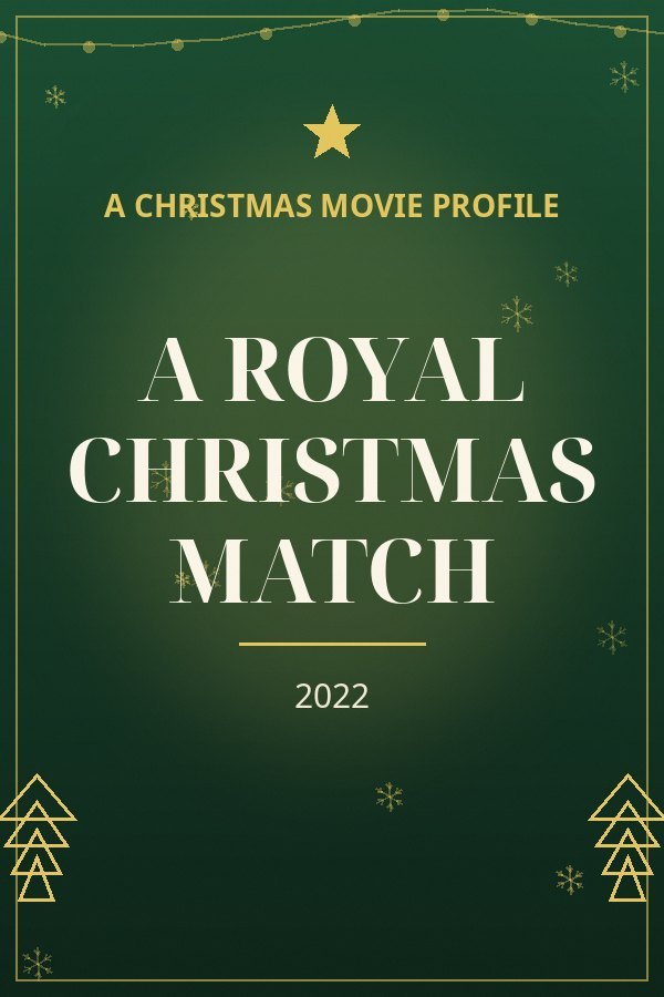A Royal Christmas Match — designed title card art