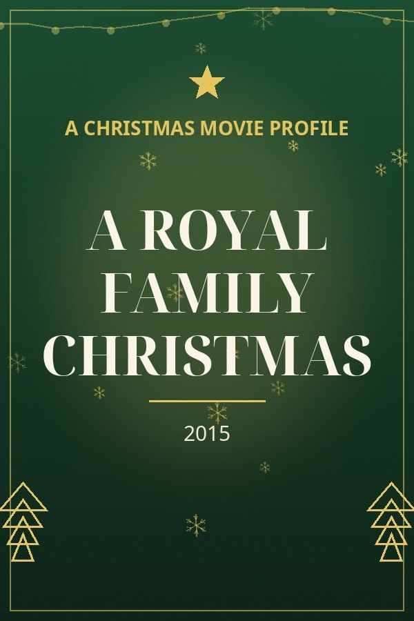 A Royal Family Christmas — designed title card art
