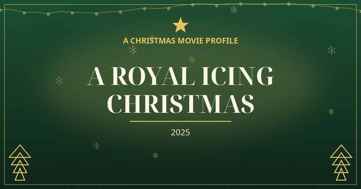A Royal Icing Christmas — original designed title card art