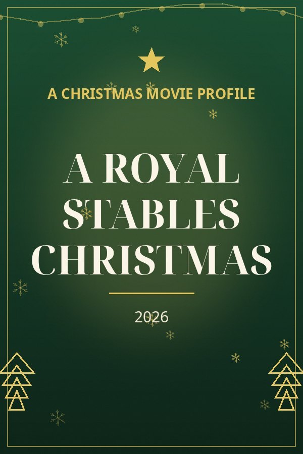 A Royal Stables Christmas — designed title card art