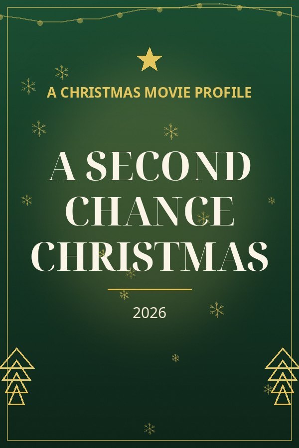 A Second Chance Christmas — designed title card art