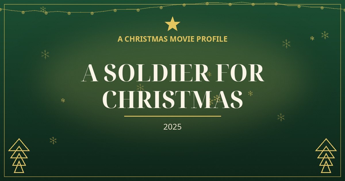 A Soldier for Christmas — original designed title card art
