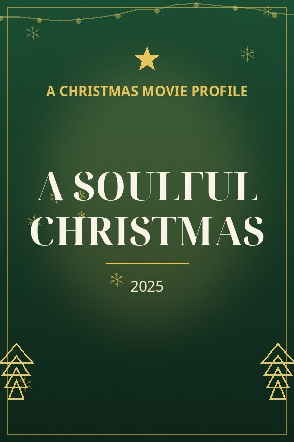 A Soulful Christmas — designed title card art