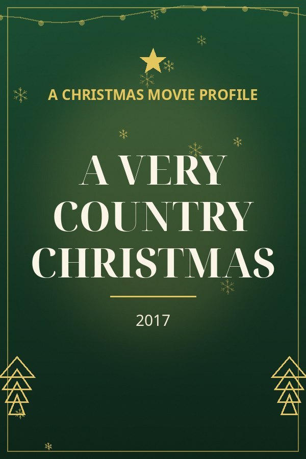 A Very Country Christmas — designed title card art