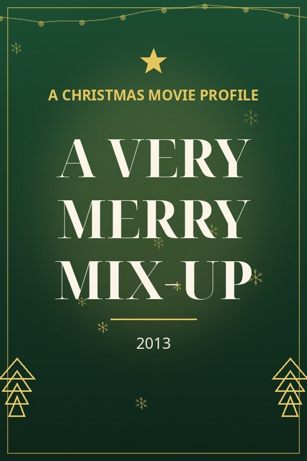 A Very Merry Mix-Up — designed title card art