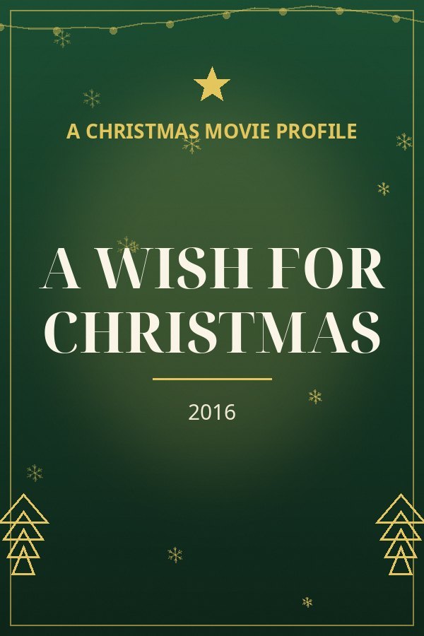 A Wish for Christmas — designed title card art