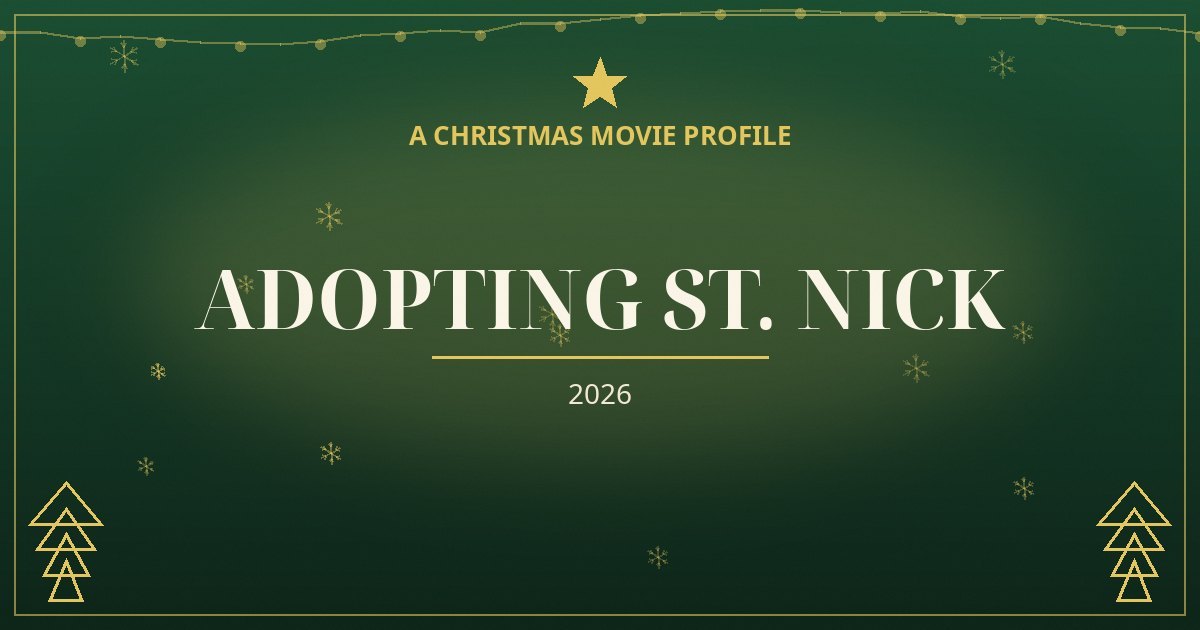 Adopting St. Nick — original designed title card art